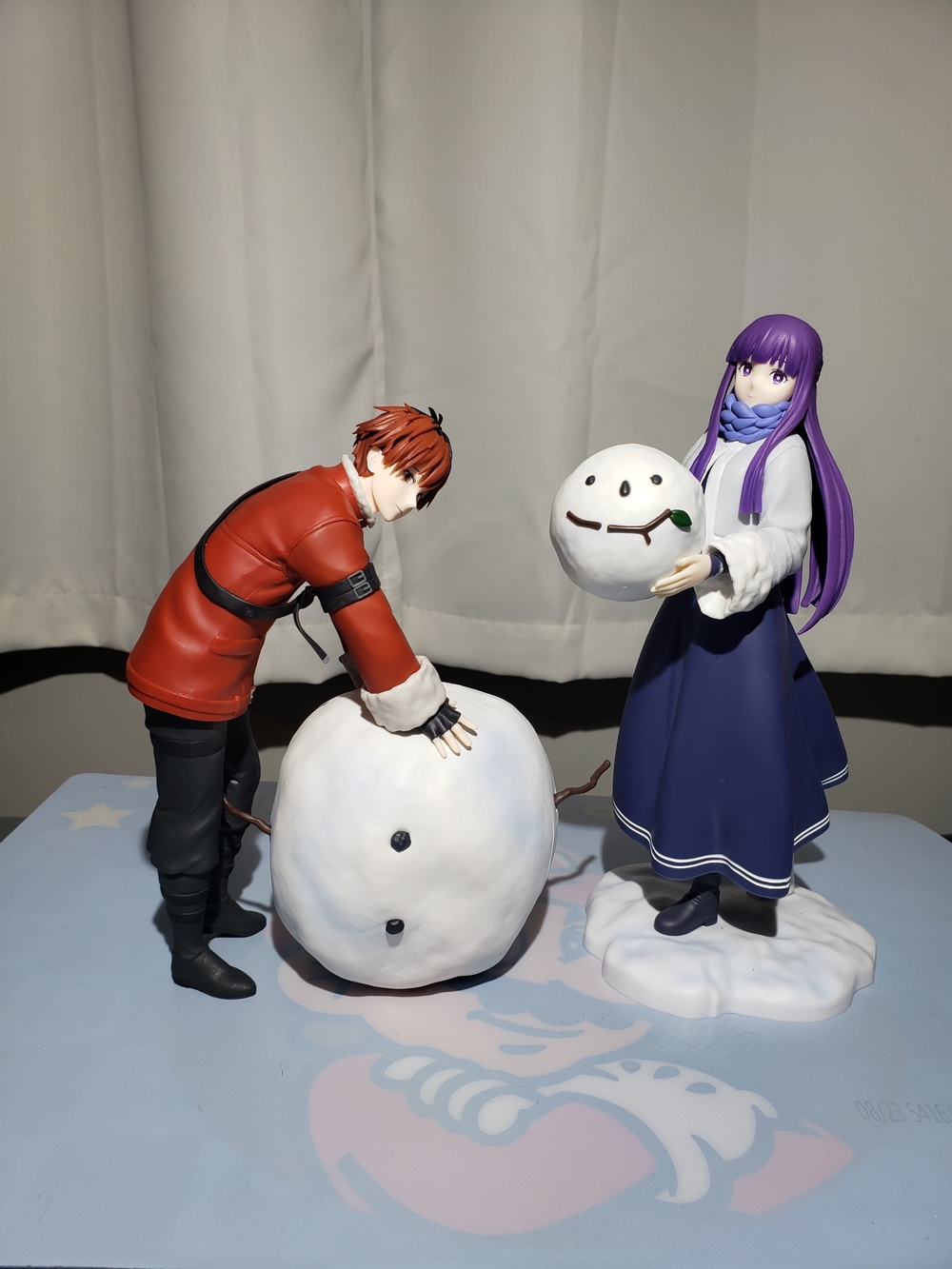 Frieren Beyond Journey's End Fern And Stark Snowman Figure